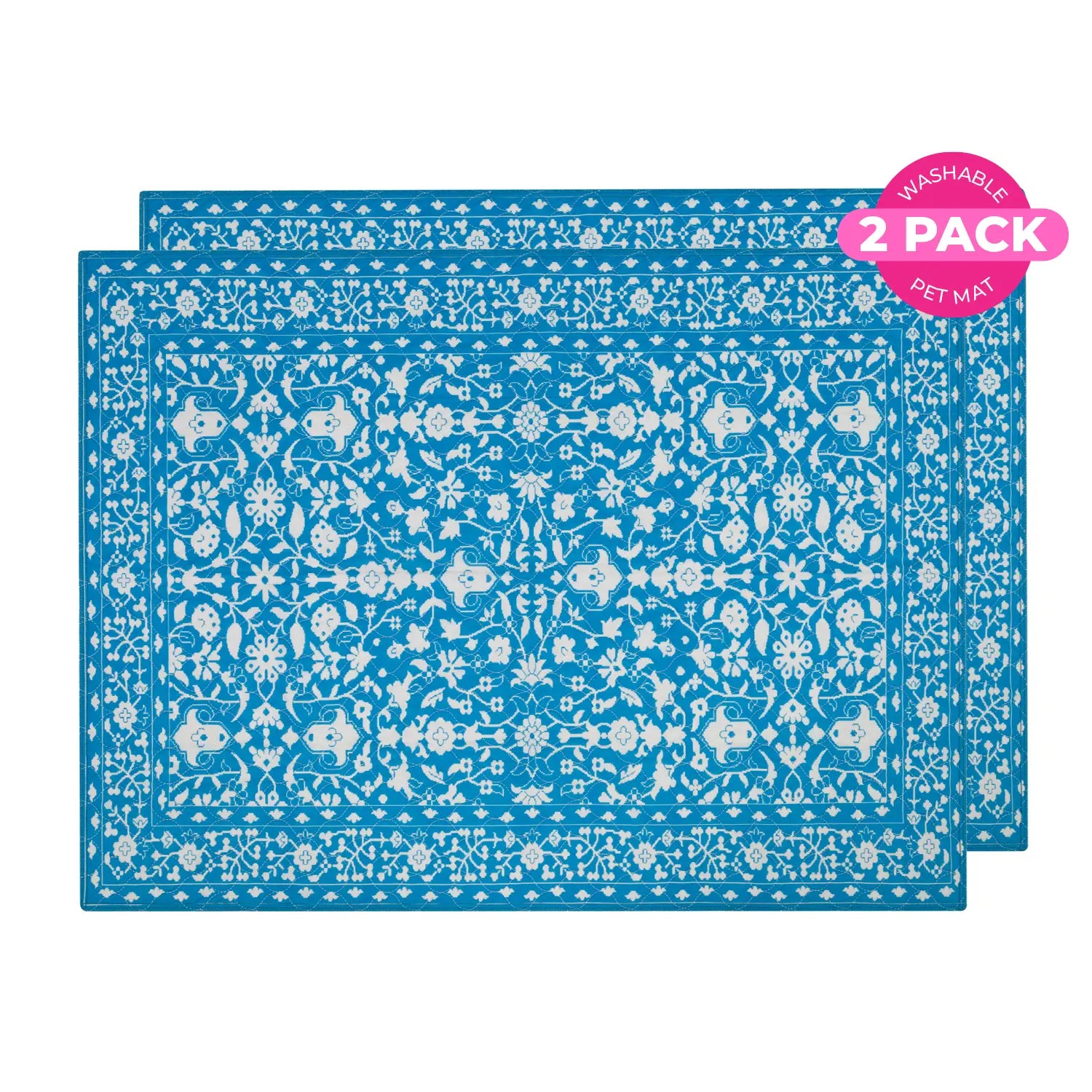 Lovewag Pets Washable Dog Pads - Set of 2, Eco-Friendly and Leak-Proof, Available in Multiple Designs: Sage Forest, Marmalade Sunshine, Moonlit Night, Rustic Terracotta, Sizes: 16" x 24", 36" x 48", and 28" x 41